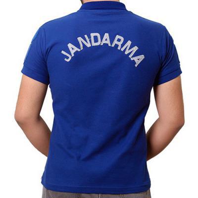 Yeni Jandarma Asayiş Mavi Tişört Lakos Nakışlı